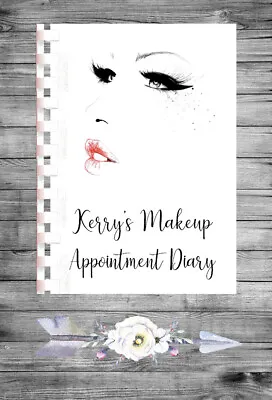 £9.95 • Buy Personalised A4 Appointment Book/Diary - Beauty - Makeup - BP13