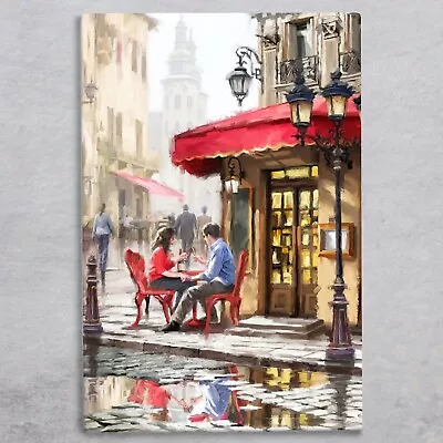 Bistro Ceramic Tile Picture Paris Plaque Sign Wall Art Macneil Studio 30x20cm • £28.99