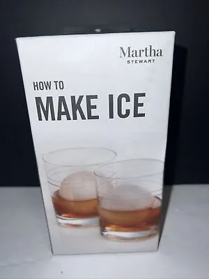 Martha Stewart Collection Highball Ice Molds Set Of 2 Msrp $19 NEW! • $12.99