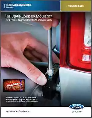 Ford 2015 F150 Tailgate Lock McGard OEM New Genuine Tail Gate Anti Theft Prevent • $39.99