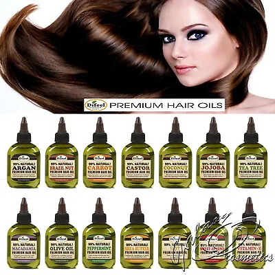 £5 • Buy Difeel Natural Premium Hair Oils Moisturizes Dry Hair Leaving It Shiny And Soft 
