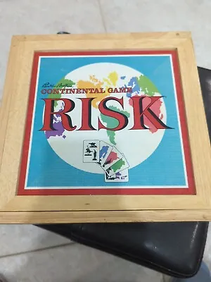 Parker Brothers Risk Nostalgia Series Continental Board Game Wood Box - New  • $40