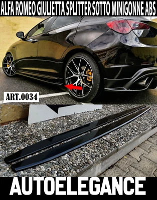 FLAPS SOTTO MINIGONNE LATERALI PER ALFA ROMEO GIULIETTA 2010 | Tiranë - 4