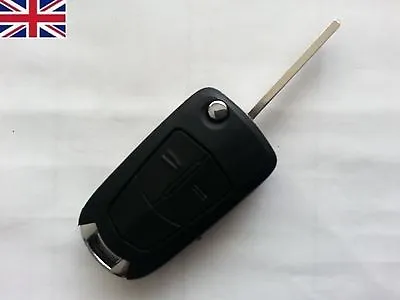 2 Button Remote Flip Key Fob Case Fits Vauxhall Opel Corsa Astra Vectra Zafira • $5.85