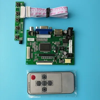 HDMI VGA 2AV 50PIN TTL LVDS Controller Board Kit For 7inch 8  9  10.1  Panel  • $19.36