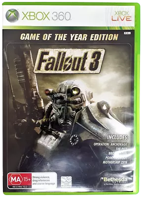 Fallout 3 GOTY Edition XBOX 360 PAL  • $19.90