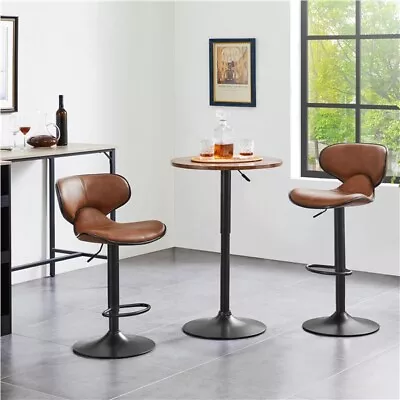 Counter Height Bar Stools Vintage Barstools Swivel Bar Stool With Backrest  • $82.99