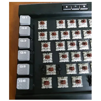 Mechanical Keyboard Add-on Keycaps G1 G2 G3 G4 G5 G6 Key Cap Set For Corsair K95 • $16.53