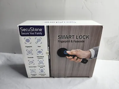 Secustone Fingerprint Door Lock Keyless Entry Door Lock Smart Lock With Keypad • $29.99