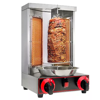 110V Vertical Rotisserie Oven Grill Countertop Shawarma Machine Stainless Steel • $246.99