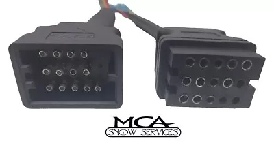 Boss Snow Plow 13 Pin Harness Repair Connectors Truck/plow Msc04753 Msc04754 • $74.99