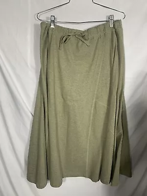 Womens J.jill 100% Organic Cotton A Line Skirt Size Large Petite • $26