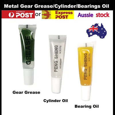 Upgrade  Gearbox Bearings Oil Metal Gear Grease Cylinder Gen 8 J9 J10Gel Blaster • $8.99