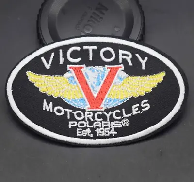 Vintage Style Victory Polaris Motorcycles Embroidered Iron-on Patch... • $5.95