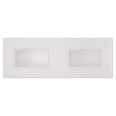 HOMEIBRO Ready To Assemble Wall Kitchen Cabinet 33  X 12  Soft Close Doors White • $212.86
