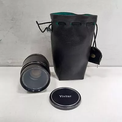 Vivitar 90mm 1:2.8 Auto Telephoto Macro Lens In Case • $9.99