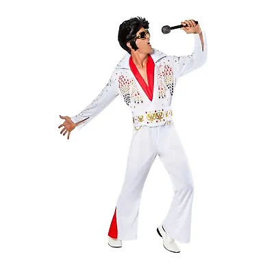 Elvis Presley Mens Deluxe Eagle Costume BN5724 • £39.59