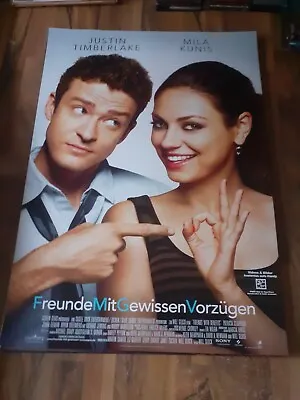 A1 Kinoplakat   Freunde Mit Gewissen Vorzügen   Mila Kunis / Justin Timberlake  • £3.08