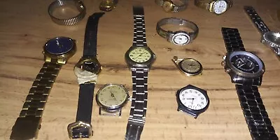 LOT 15 Vtg Watches Ingraham Casio Timex Guess Aldo Wear Or Repair • $12.99