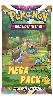 Pokémon MEGA MYSTERY PACK - 30 Cards Total - 7 Holo/AR Slots - 3 Big Hit Slots • $9