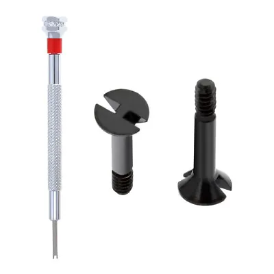 2 H Screw For 44-45mm Hublot Big Bang Fit Strap Band + Screwdriver Black Tools • $24.95