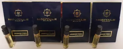 4 Vials Montale Paris Arabians Tonka Eau De Parfum Spray 0.07 Fl Oz/2ml Ea. New… • $17.95