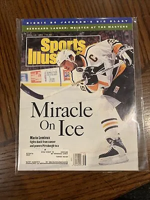Sports Illustrated April 19 1993 Miracle On Ice Mario Lemieux!!!!! • $9.99