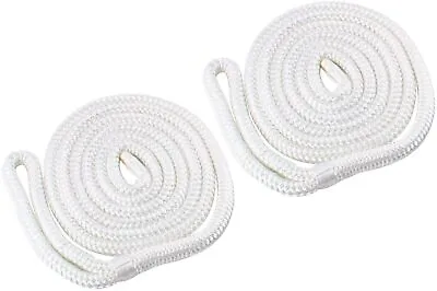 2 Pack  3/8'' 6 FT Premium Double Braid Nylon Fender Line Boat Dock Mooring Rope • $16.19