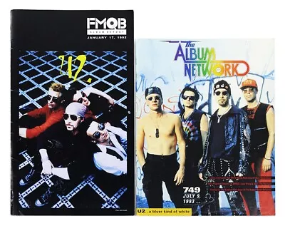 U2 1993 Set Of 2 Music Industry Subscription Magazines Album Network / FMQB Bono • $19.99