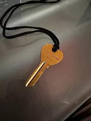 Vintage Brass Marc Jacobs Key Pendant Necklace • $29.99