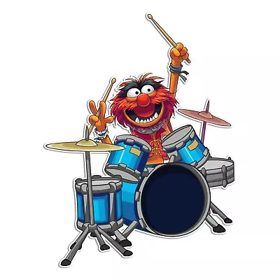 Animal Muppets Drums 4  Decal Sticker For Car  Truck  Laptop • $5.50