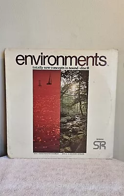 Environments Totally New Concepts In Sound Sd 66008 Disc 8 Vinyl Record 1974 • $9.65