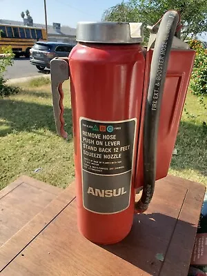 Vintage Ansul Fire Extinguisher 1970 • $705