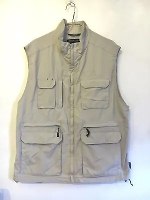 REGATTA Stone-Multi Pocket-Zip Front-Lightweight-Sleeveless Jacket. Size 42” • £7.99