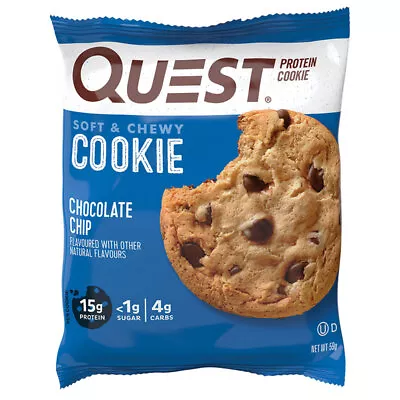 Quest Protein Cookie Choc Chip 59g • $4.49