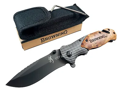 Browning Knife Folding Opening Pocket Knife Hunting Camping Survival Fishing • $23.99