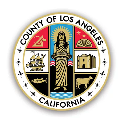 Seal Of Los Angeles County Sticker Decal - Weatherproof - Ca Cali La Seal Of • $9.99