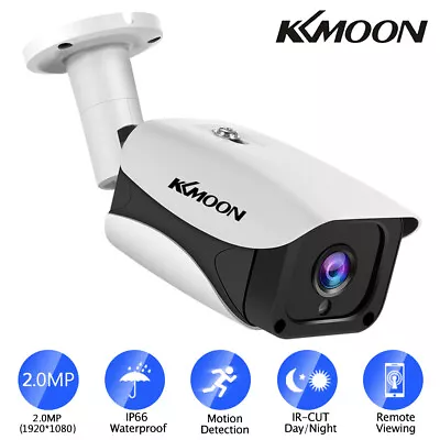 KKMOON 1080P CCTV AHD Security Camera Outdoor 110° Wide Angle Night Vision J7C1 • $18.98