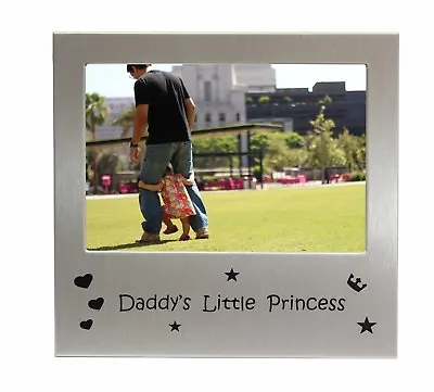 Daddy's Little Princess Photo Picture Frame Fathers Day Birthday Xmas Gift Idea • £6.99