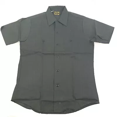 Vintage New 70's Washington Dee Cee Green Garage Work Shirt Men’s 15 Medium 8280 • $23.74
