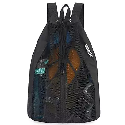 Swim Bag Mesh Drawstring Backpack Beach Backpack For Swimming Gym And Workout... • $14.31