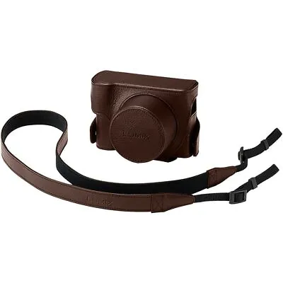 Panasonic Lumix DMW-CLX100 Premium Leather Camera Case For LX100 - Brown • £29