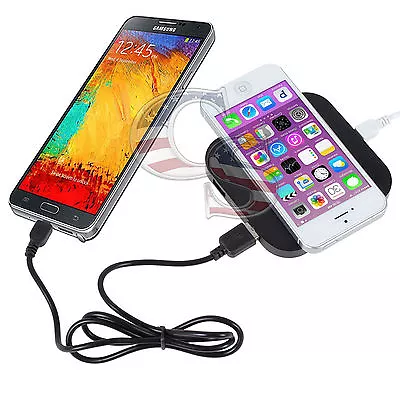 Multiple USB Qi Wireless Charging Charger Pad For IPhone Samsung LG Nexus Nokia • $5.99