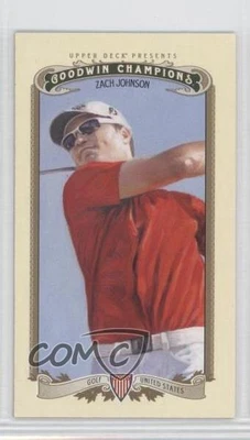 $1.90 • Buy 2012 Upper Deck Goodwin Champions Minis Zach Johnson #46
