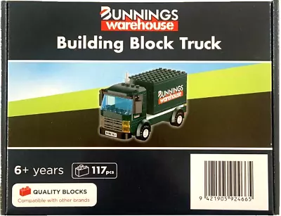 Bunnings Warehouse Truck Building Block Limited Edition Kids Bricks Toy • $19