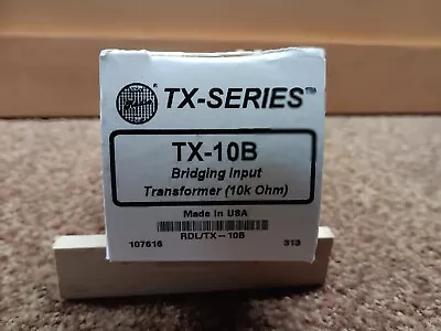 RDL TX-10B Bridging Input Transformer 10K Ohm • $50
