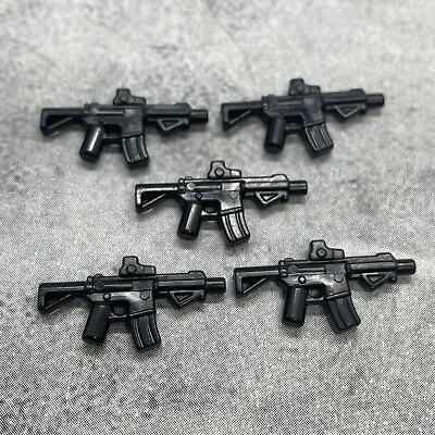 5pack CQB M4 Assault Rifle Weapons Accessories For Lego Minifigures A89191 • $4.95