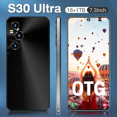 S30 Ultra 5G Smartphone 7.3  Android Cell Phone Dual SIM Unlocked Phone 16GB+1TB • $150.09