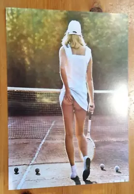 Famous 1970s Tennis Girl Poster Athena HEAVY WEIGHT Wall Art Decor A4 300 GSM • £2.99