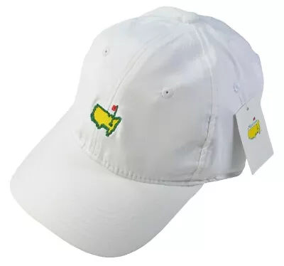 2024 MASTERS (WHITE) PERFORMANCE NEEDLEPOINT Golf HAT From AUGUSTA NATIONAL • $84.95